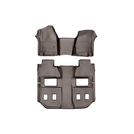 Weathertech Front and Rear Floorliners - Over The Hump, 475431-476073 475431-476073